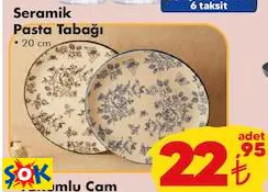 SERAMİK PASTA TABAĞI